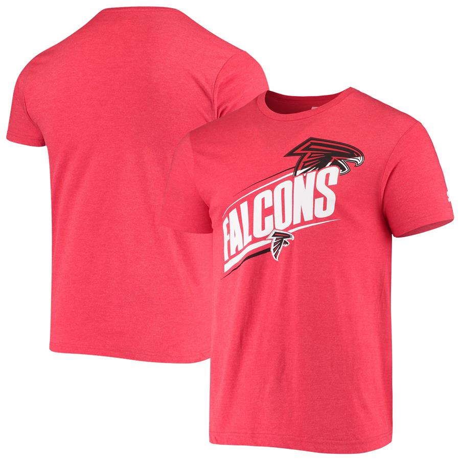 Atlanta Falcons G-III Sports by Carl Banks Prime Time T-Shirt - Heathered Red