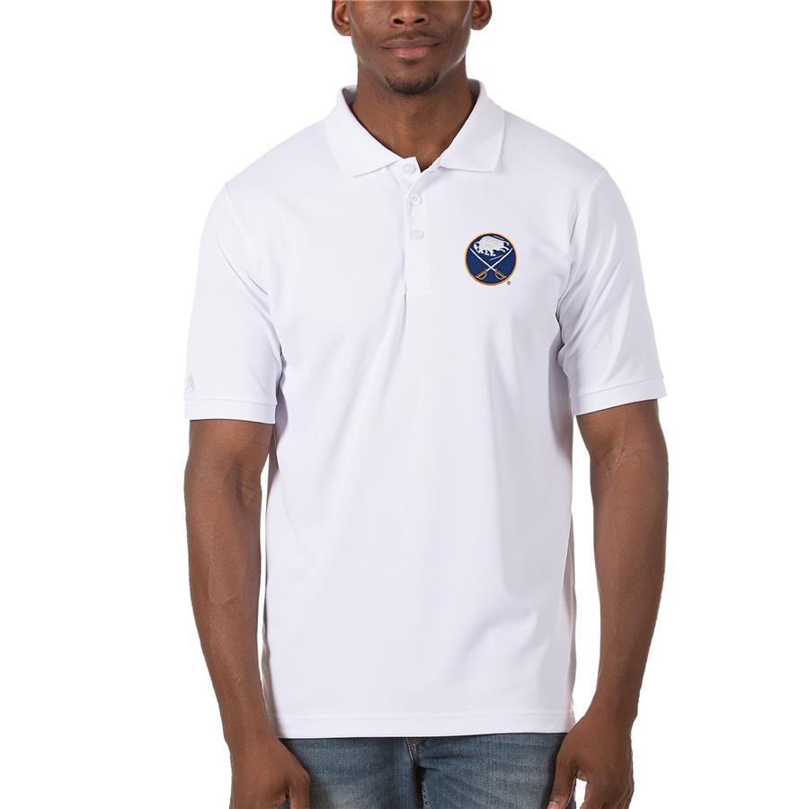 Buffalo Sabres Antigua Legacy Pique Polo - White