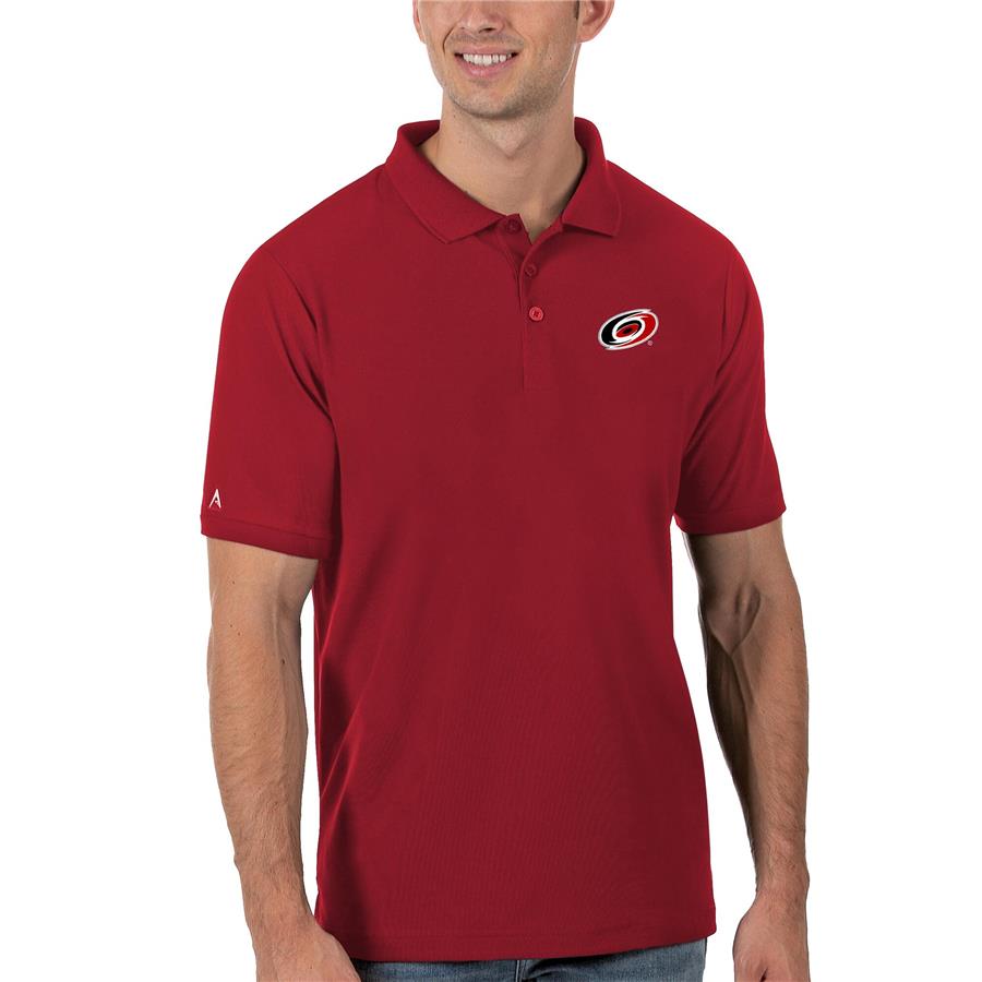 Carolina Hurricanes Antigua Legacy Pique Polo - Red