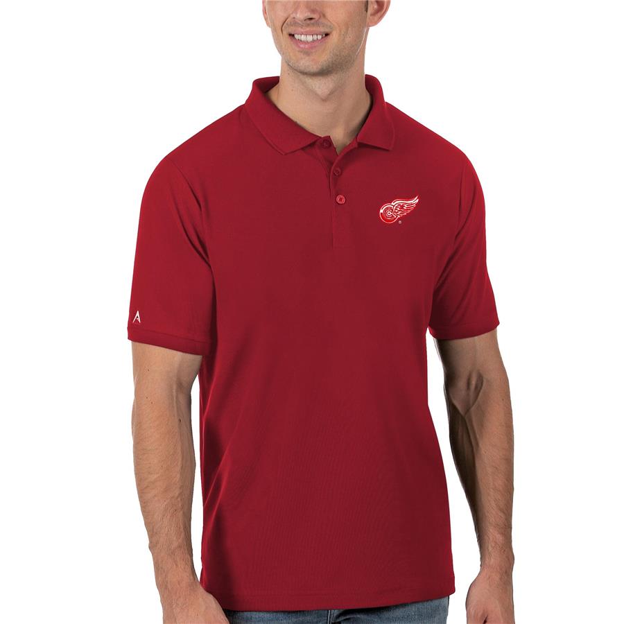 Detroit Red Wings Antigua Legacy Pique Polo - Red
