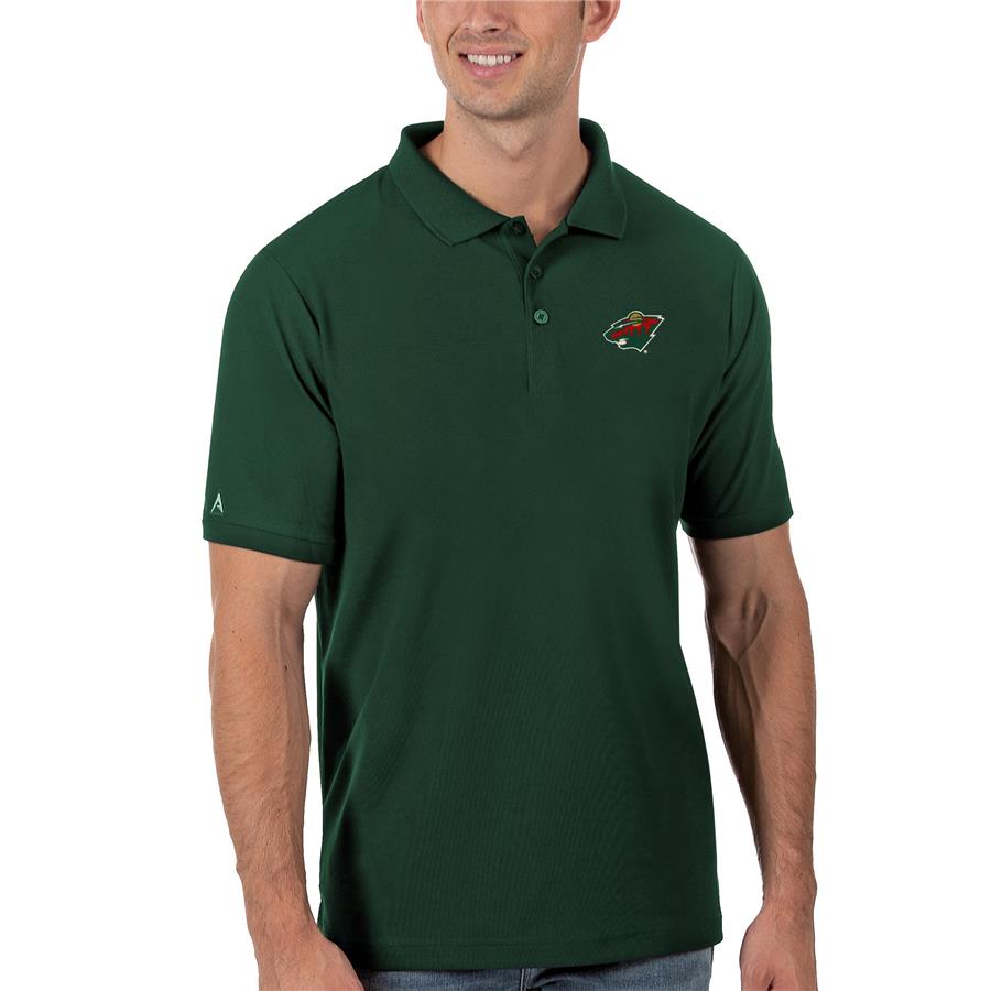 Minnesota Wild Antigua Legacy Pique Polo - Green
