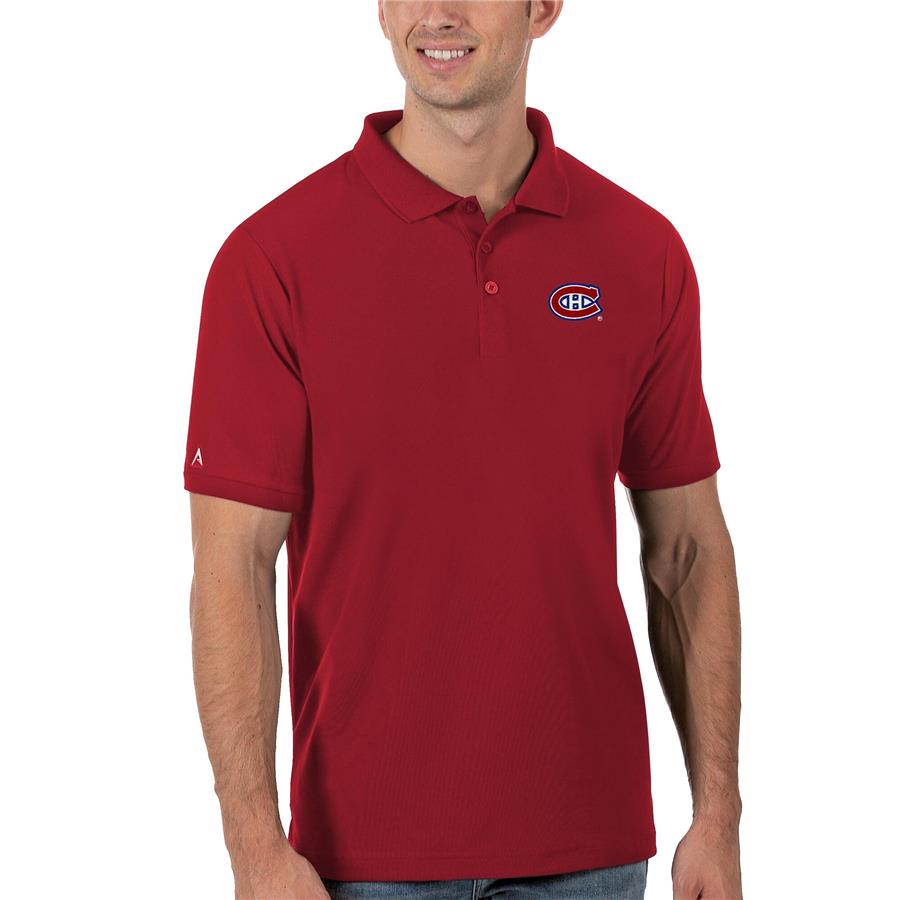 Поло Montreal Canadiens Antigua Legacy Pique (красный)
