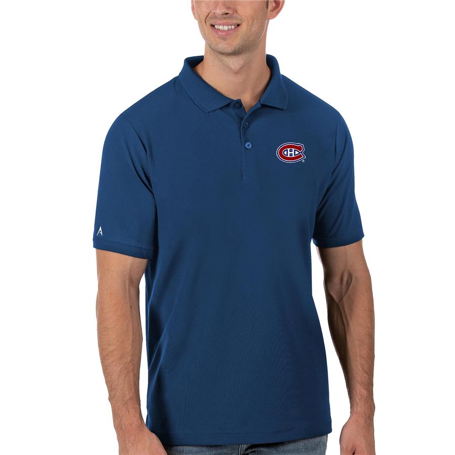 Поло Montreal Canadiens Antigua Legacy Pique (синий)