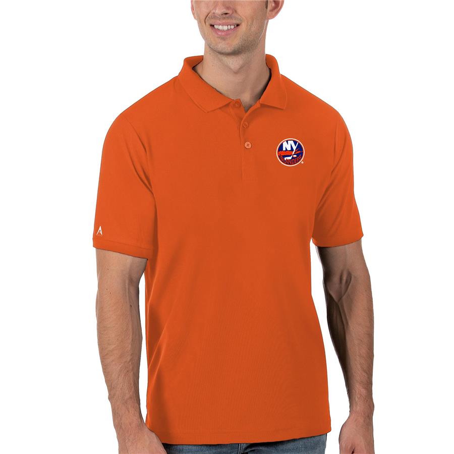 New York Islanders Antigua Legacy Pique Polo - Orange