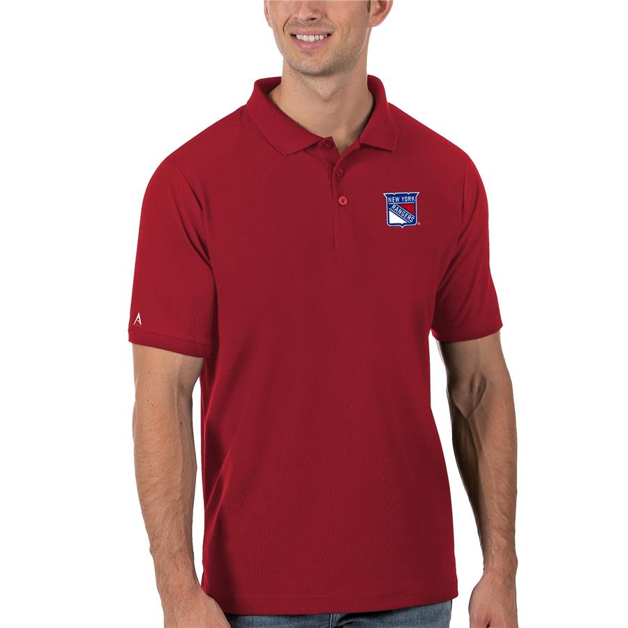 New York Rangers Antigua Legacy Pique Polo - Red