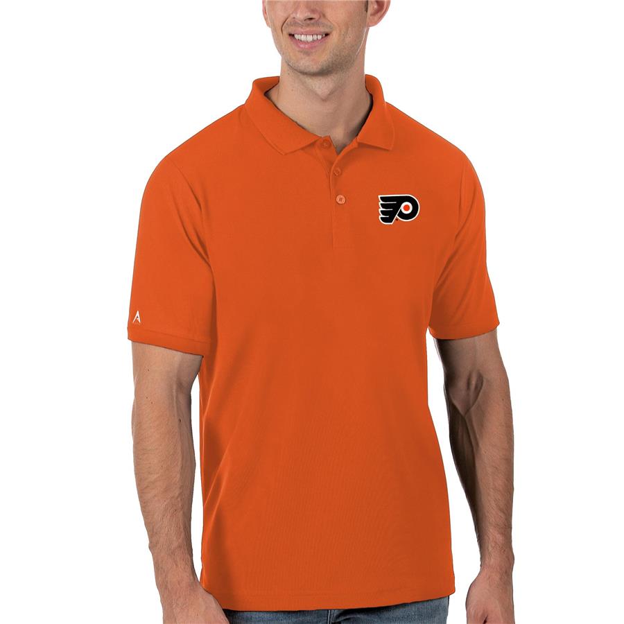Philadelphia Flyers Antigua Legacy Pique Polo - Orange