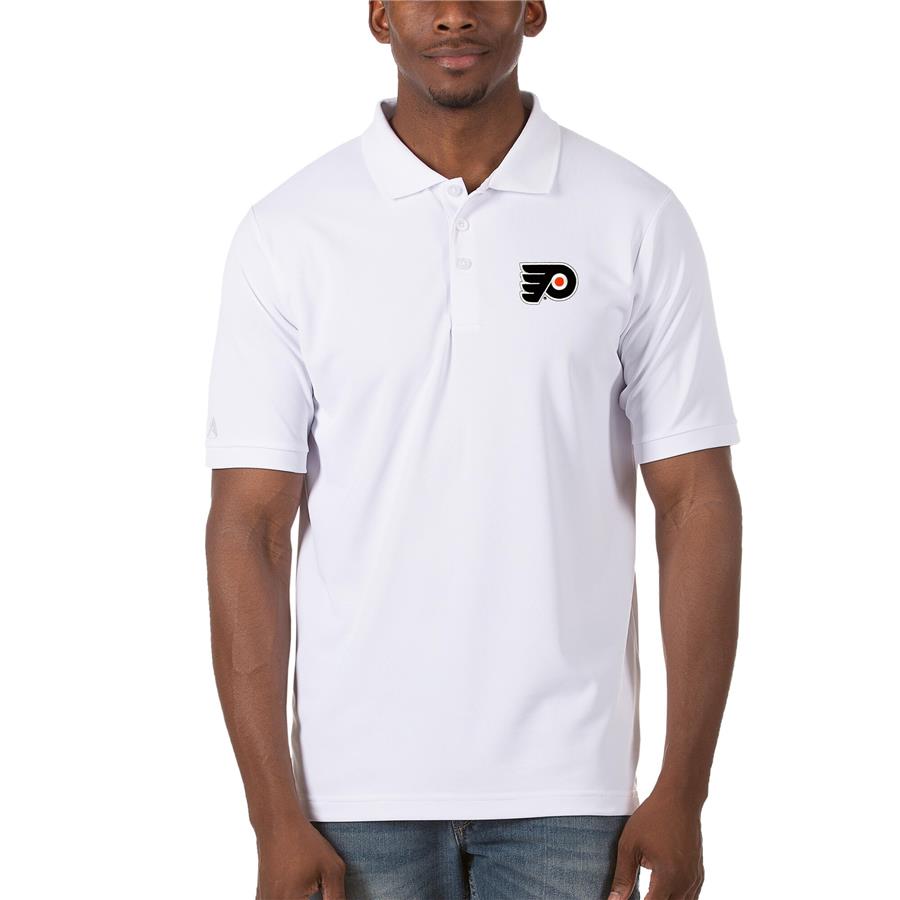 Philadelphia Flyers Antigua Legacy Pique Polo - White