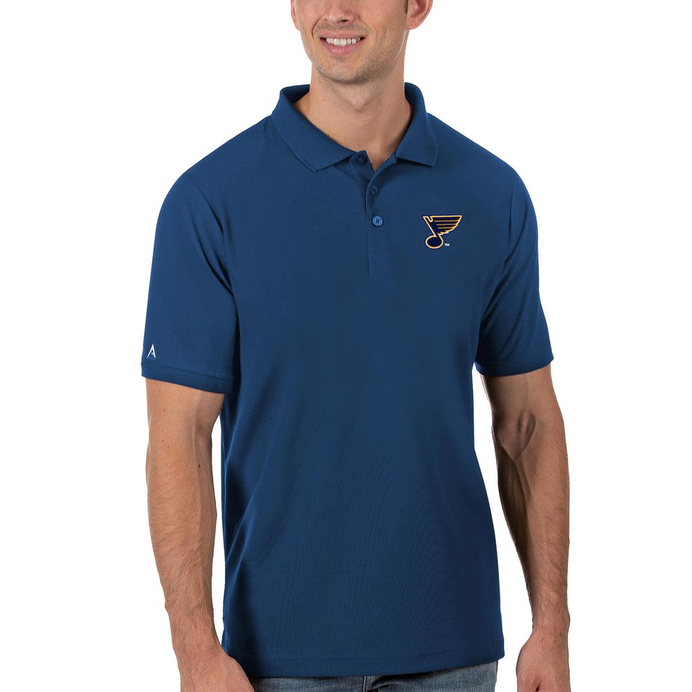 St. Louis Blues Antigua Legacy Pique Polo - Royal