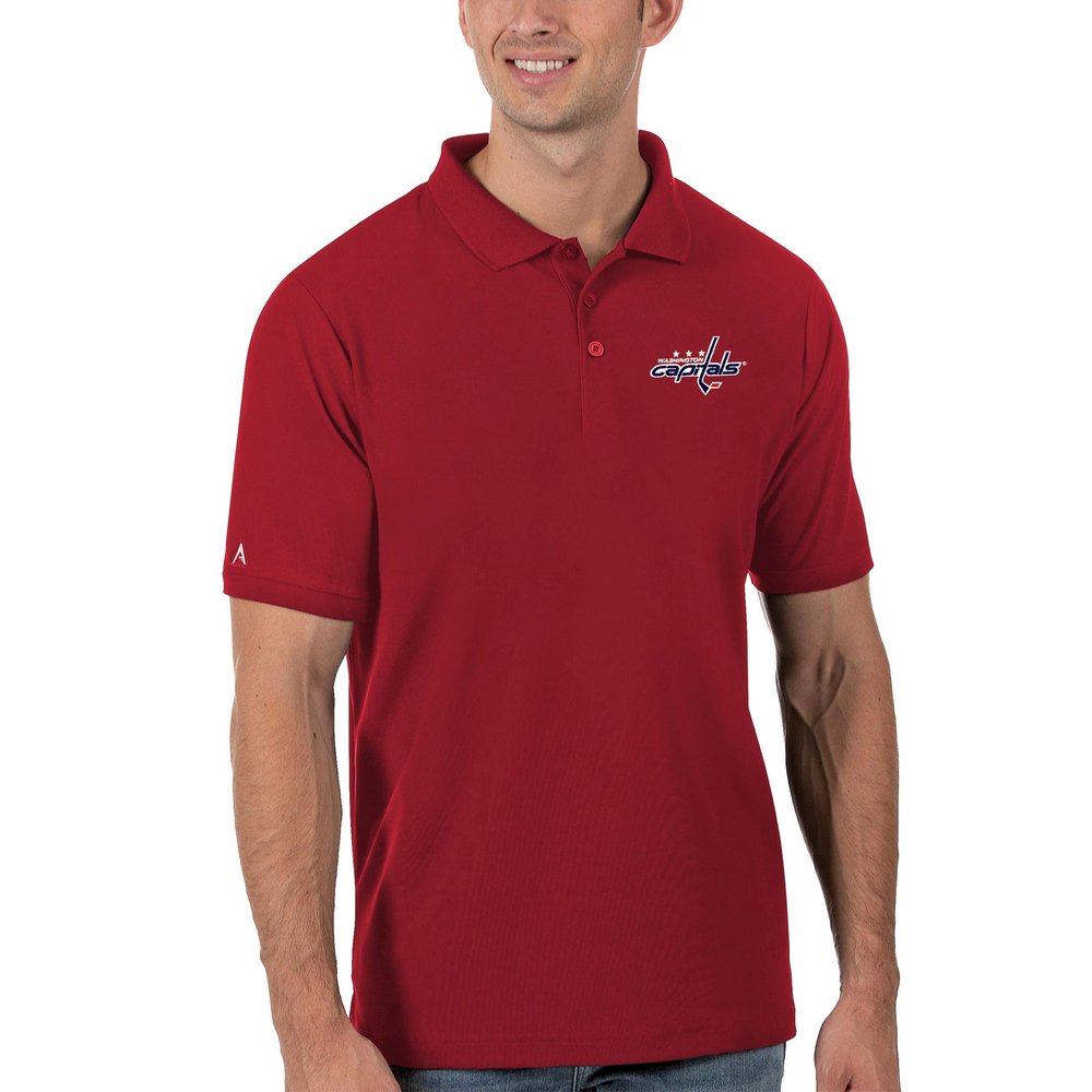 Washington Capitals Antigua Legacy Pique Polo - Red