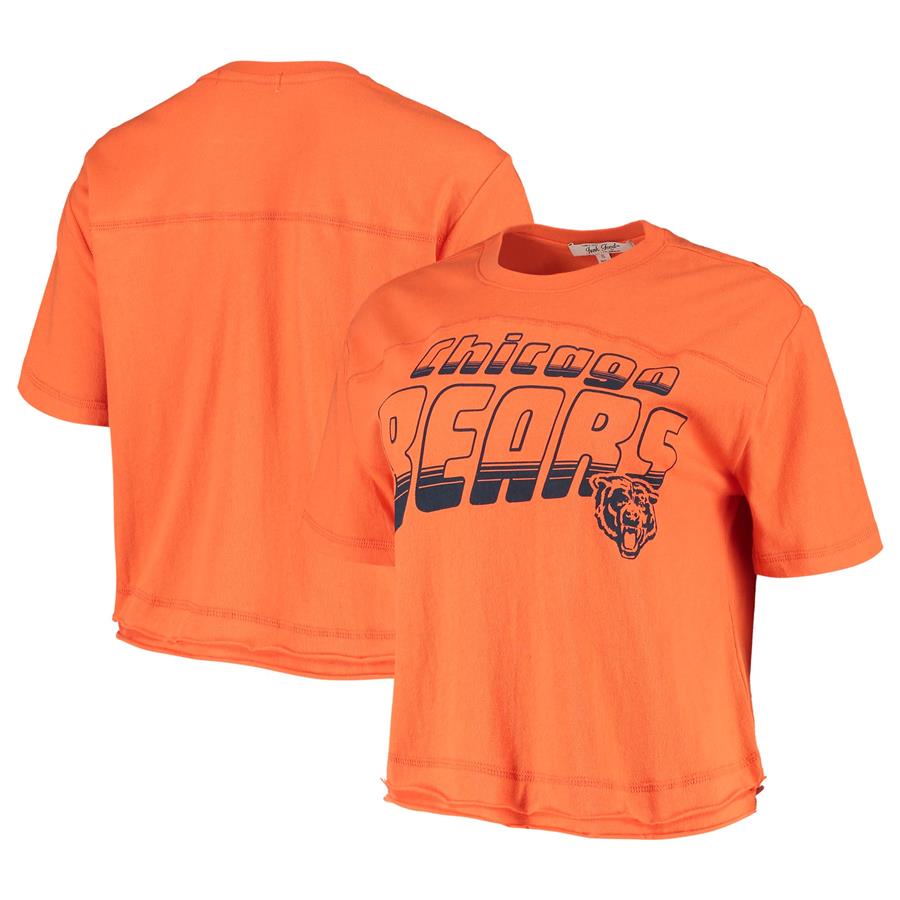 Chicago Bears Junk Food Women's Champions Crop Top T-Shirt - Orange