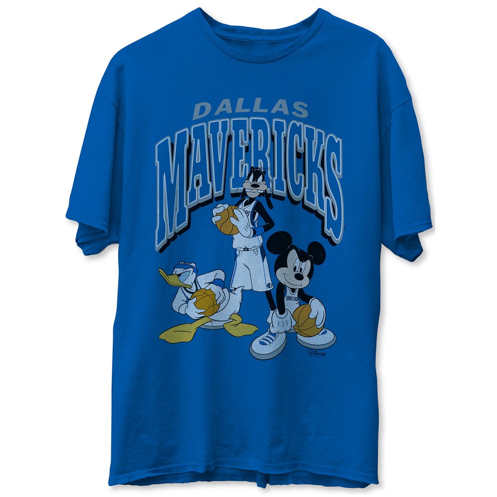 Dallas Mavericks Junk Food Disney Mickey Squad T-Shirt - Royal