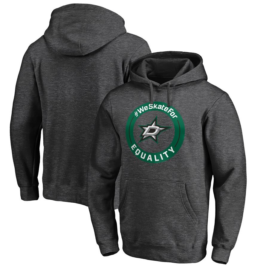 Худи Dallas Stars Fanatics Branded #WeSkateFor (серый меланж)