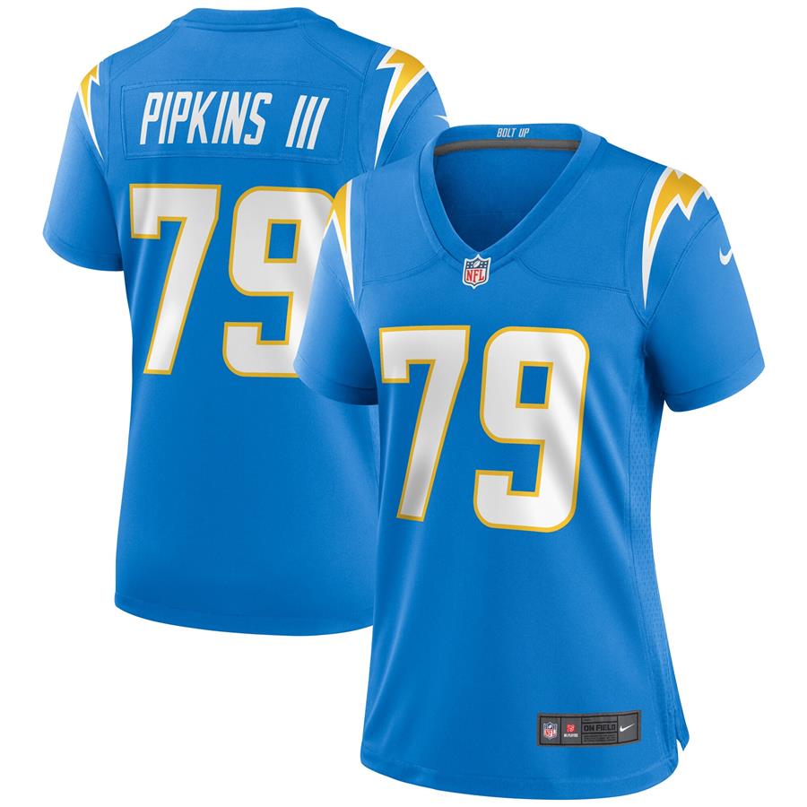 Женское джерси Trey Pipkins III Los Angeles Chargers Nike Game (голубой)