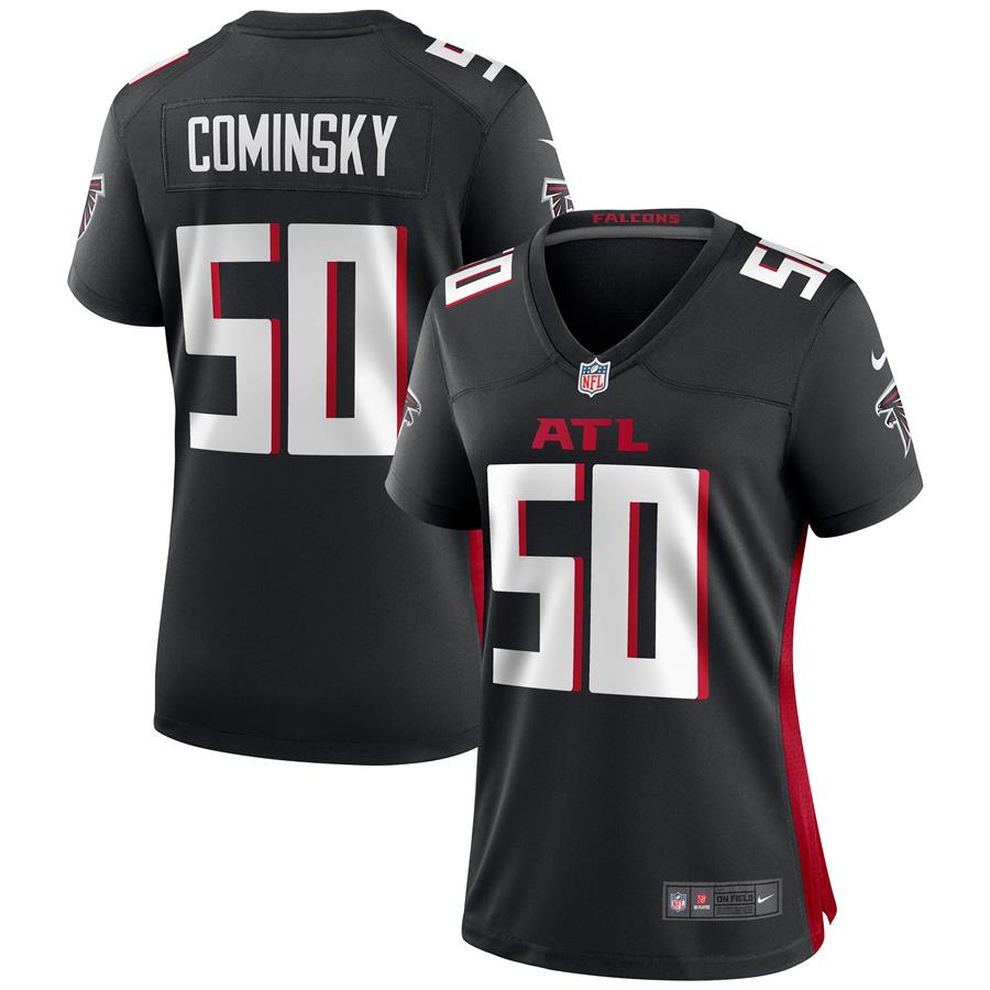 John Cominsky Atlanta Falcons Nike Women's Game Jersey - Black