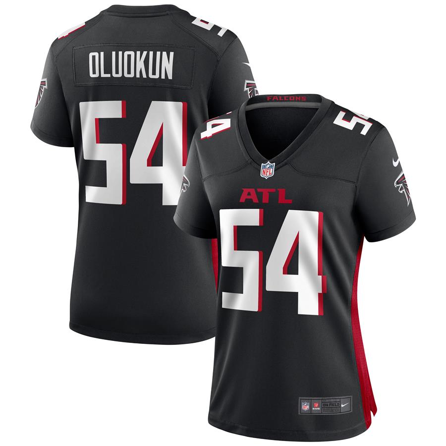 Foyesade Oluokun Atlanta Falcons Nike Women's Game Jersey - Black