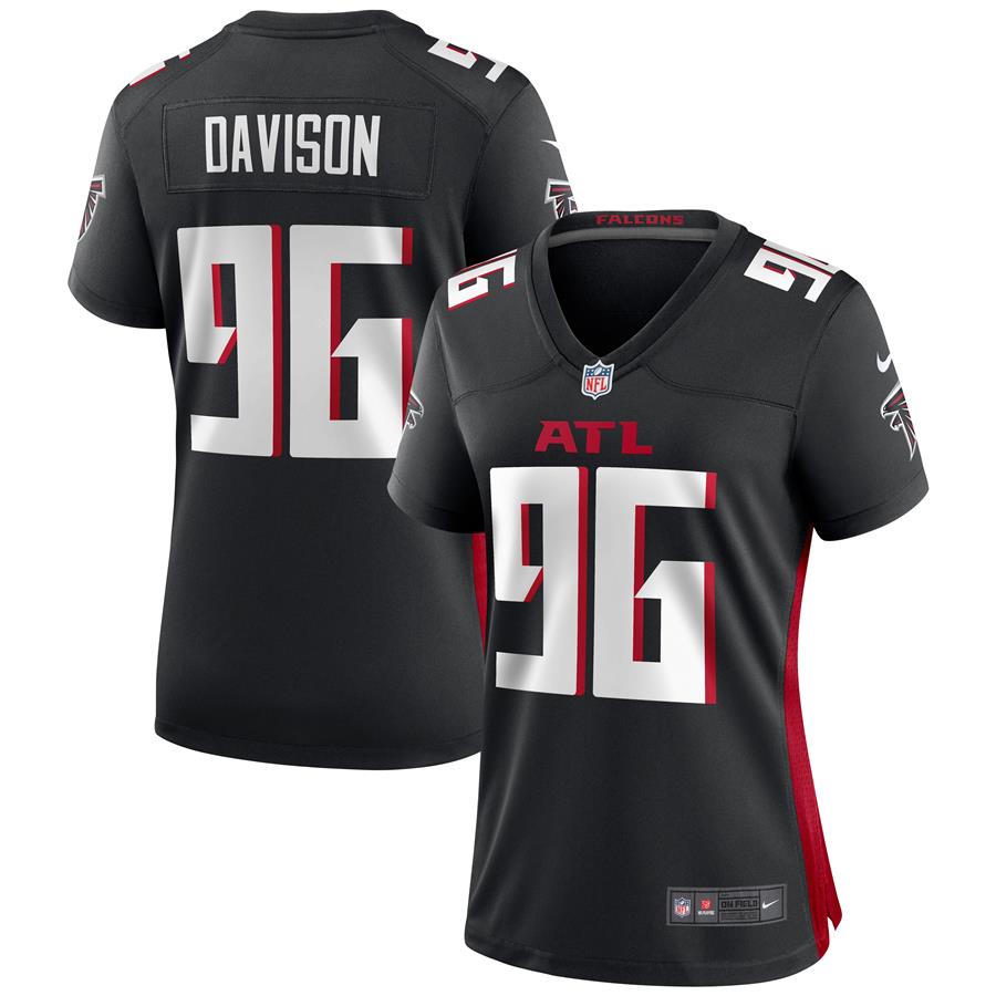Tyeler Davison Atlanta Falcons Nike Women's Game Jersey - Black