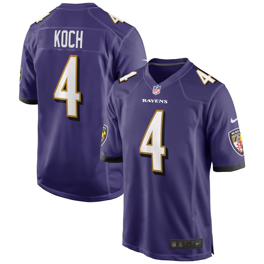 Sam Koch Baltimore Ravens Nike Game Jersey - Purple