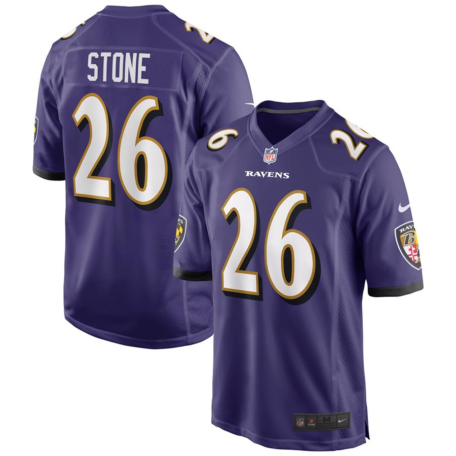 Geno Stone Baltimore Ravens Nike Game Jersey - Purple