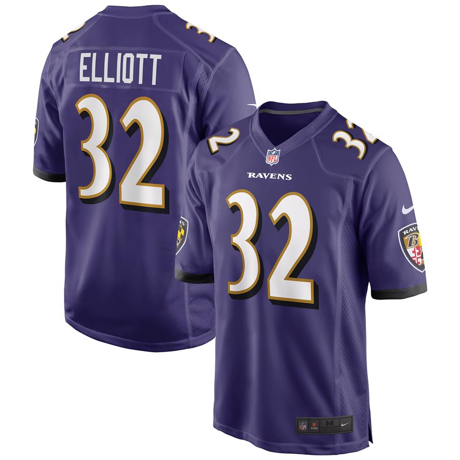 DeShon Elliott Baltimore Ravens Nike Game Jersey - Purple
