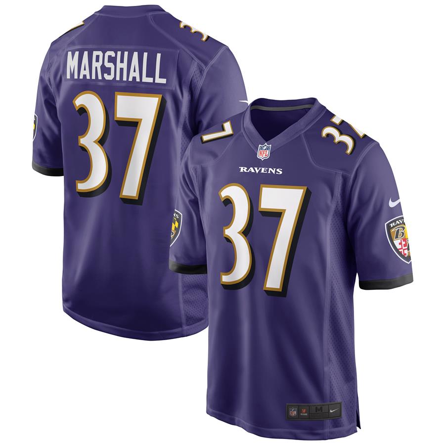 Iman Marshall Baltimore Ravens Nike Game Jersey - Purple