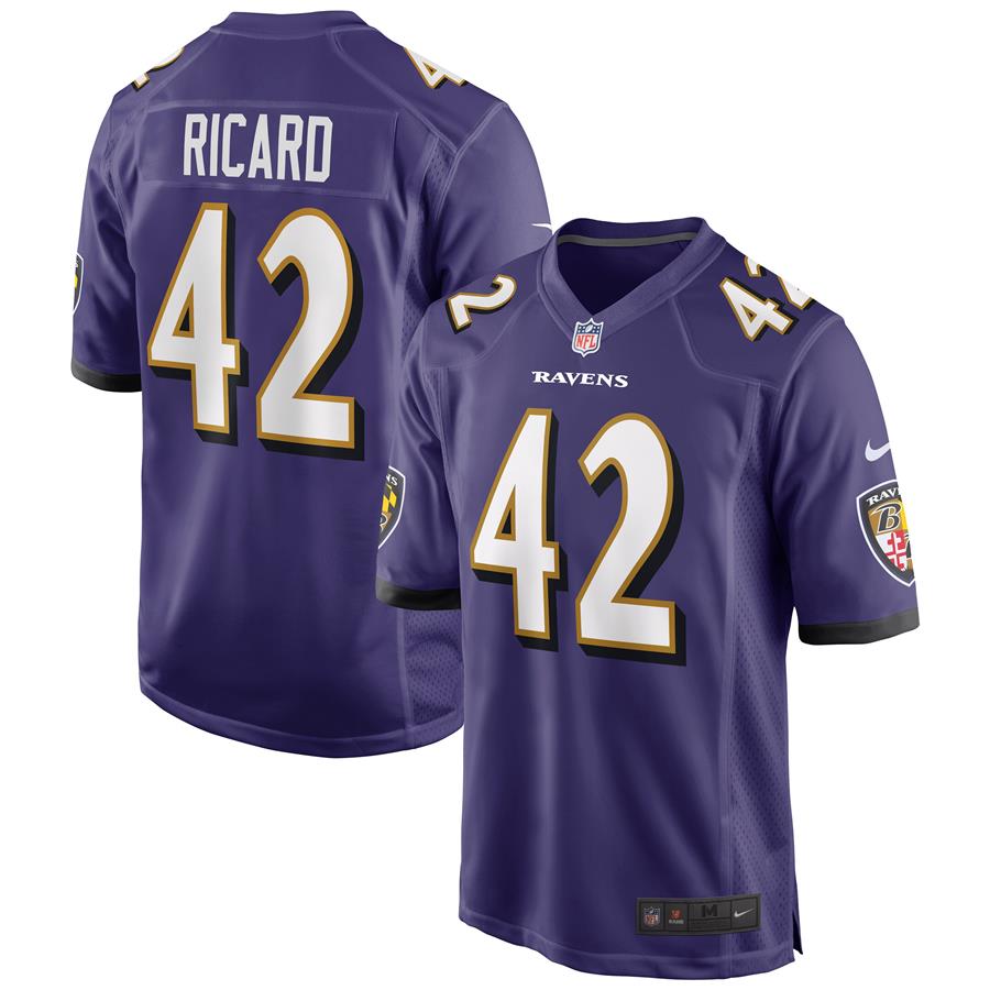 Patrick Ricard Baltimore Ravens Nike Game Jersey - Purple