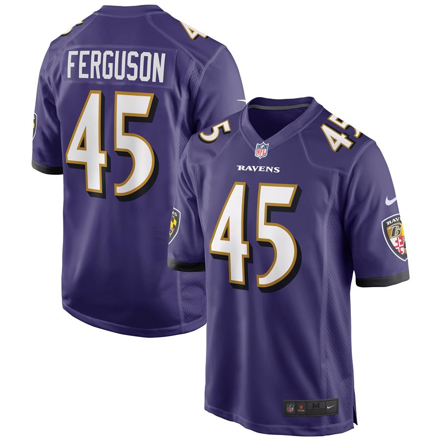 Jaylon Ferguson Baltimore Ravens Nike Game Jersey - Purple