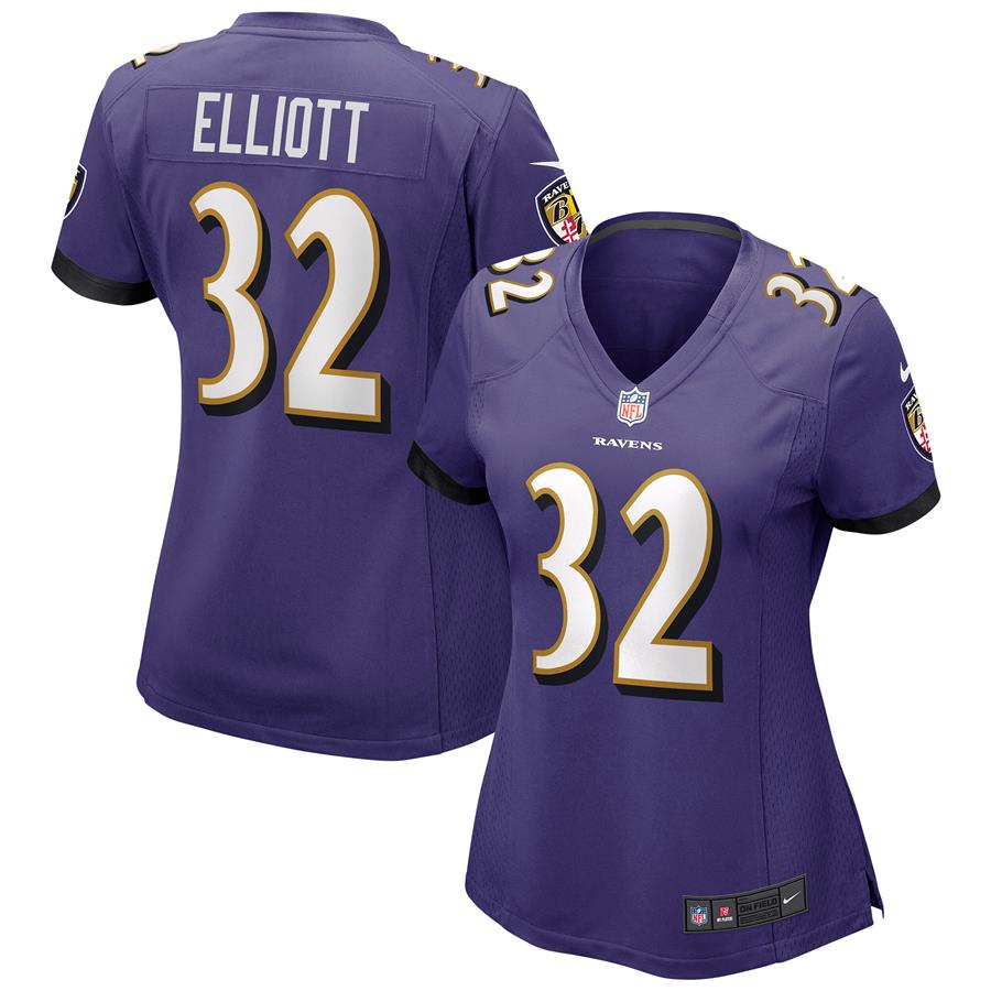 DeShon Elliott Baltimore Ravens Nike Women's Game Jersey - Purple