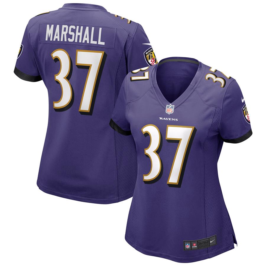 Iman Marshall Baltimore Ravens Nike Women's Game Jersey - Purple