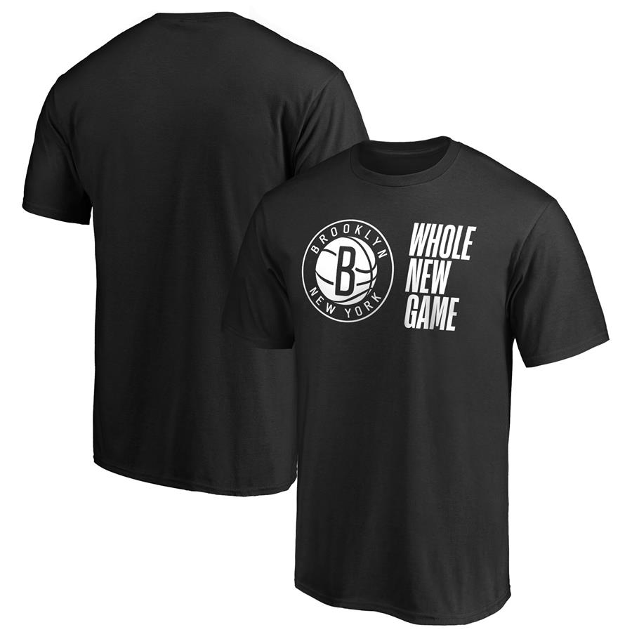 Brooklyn Nets Fanatics Branded Whole New Game Team T-Shirt - Black