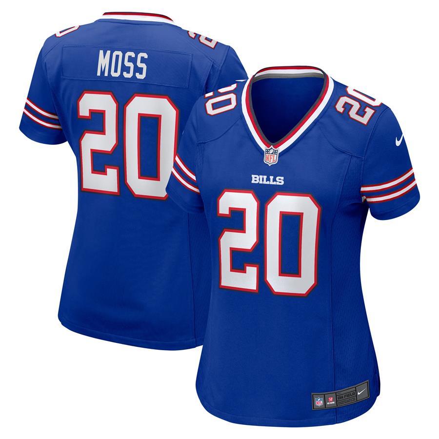 Zack Moss Buffalo Bills Nike Women's Game Jersey - Royal