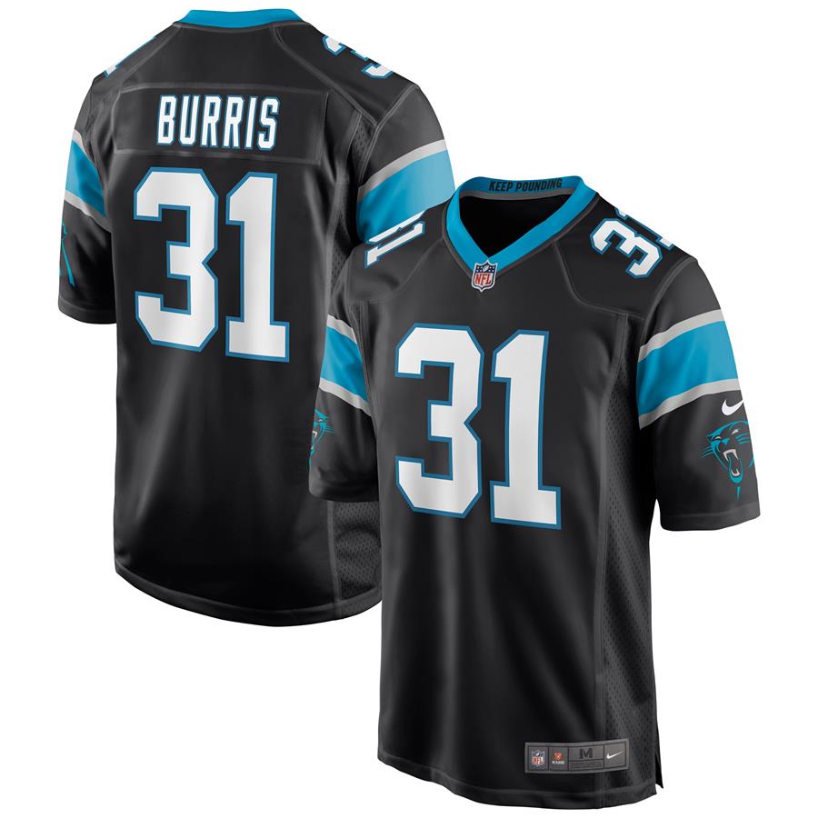 Juston Burris Carolina Panthers Nike Game Jersey - Black