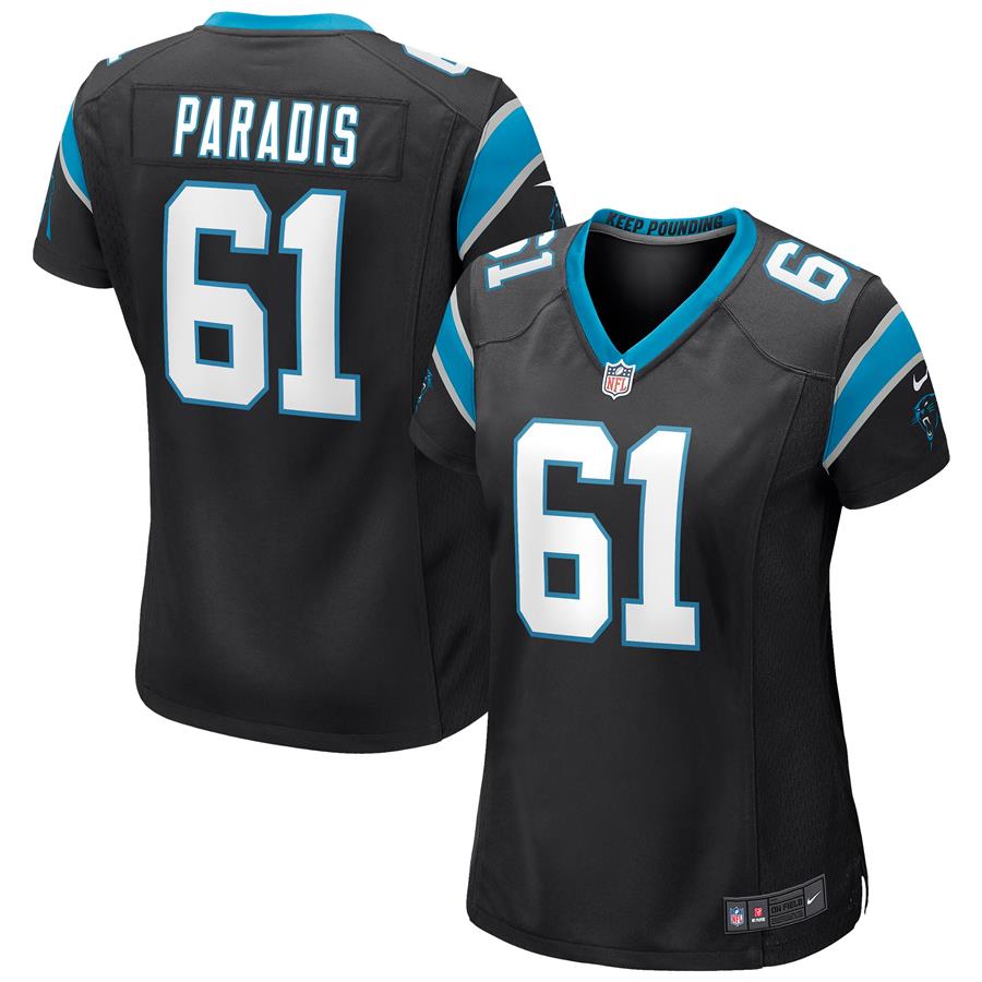 Matt Paradis Carolina Panthers Nike Women's Game Jersey - Black