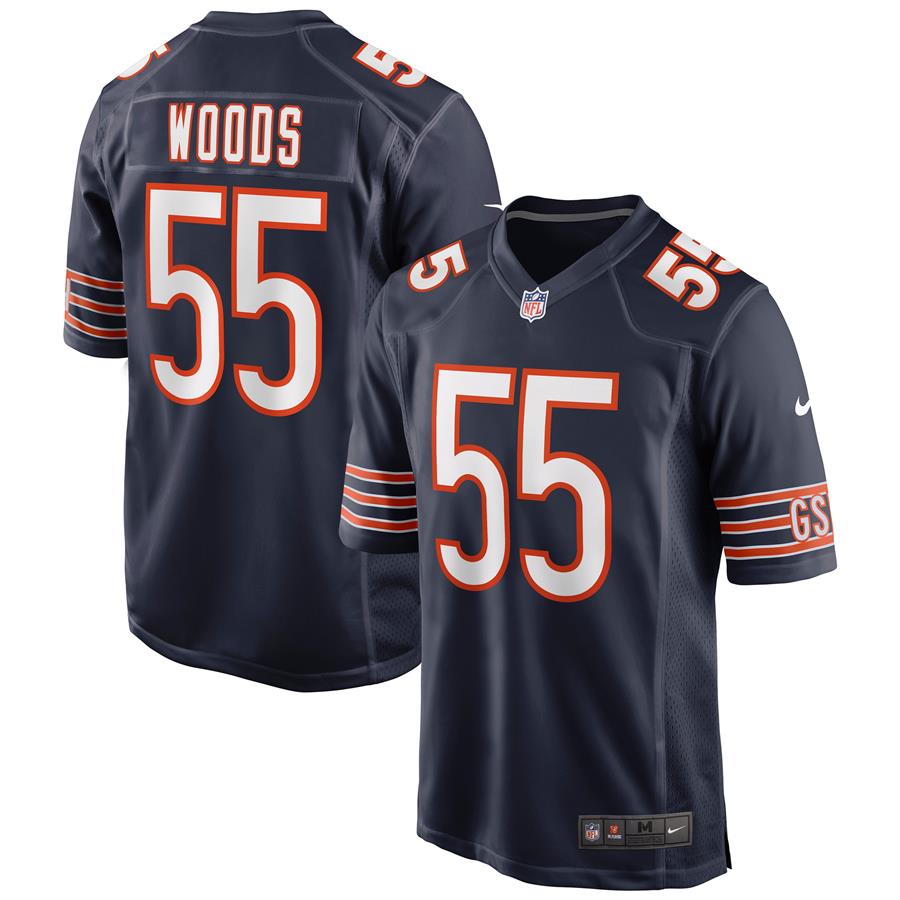 Josh Woods Chicago Bears Nike Game Jersey - Navy