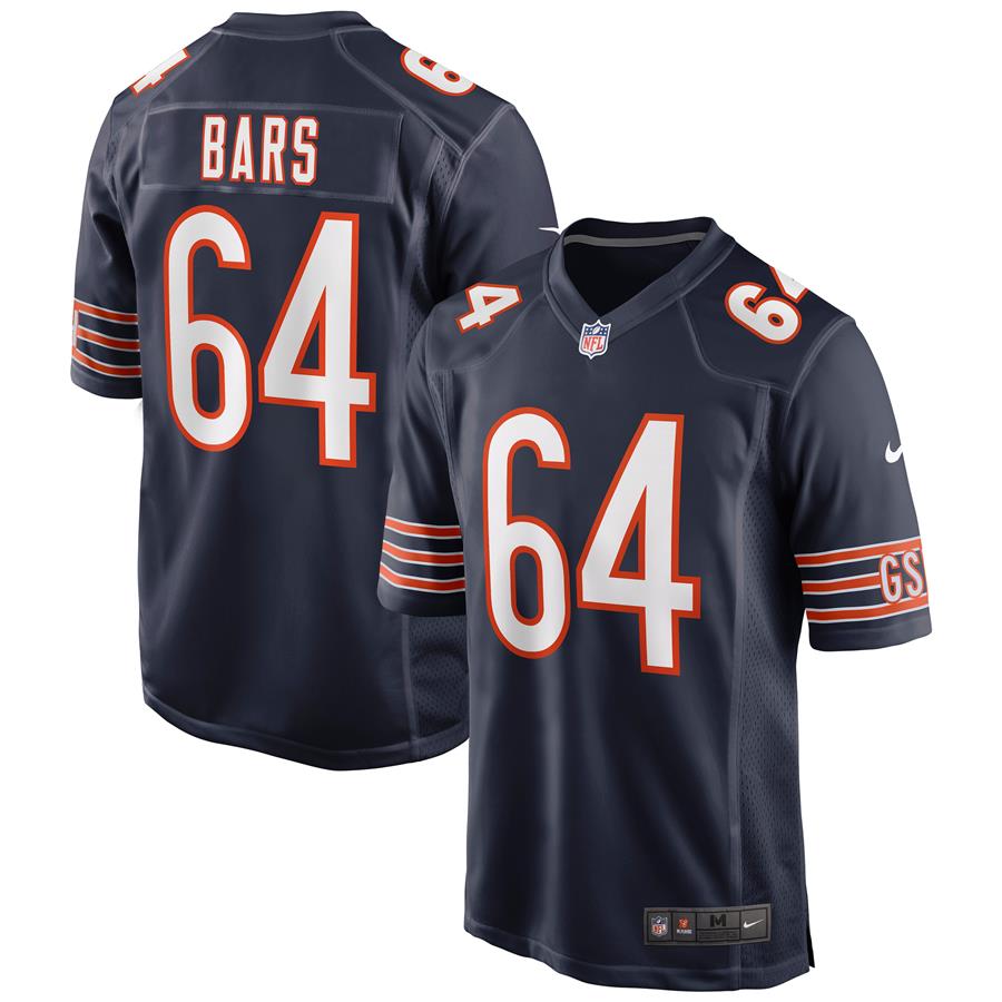 Alex Bars Chicago Bears Nike Game Jersey - Navy