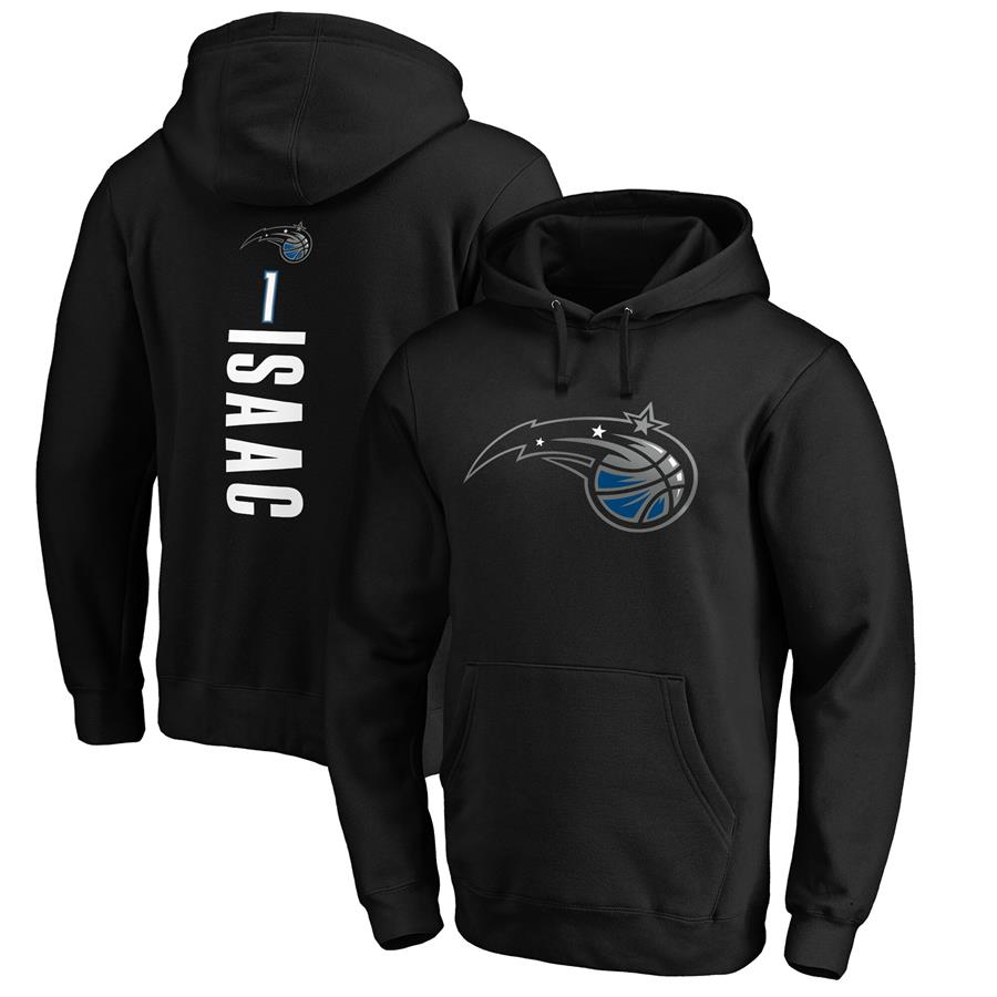 Jonathan Isaac Orlando Magic Fanatics Branded Playmaker Name & Number Pullover Hoodie - Black