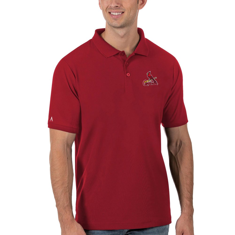 St. Louis Cardinals Antigua Legacy Pique Polo - Red