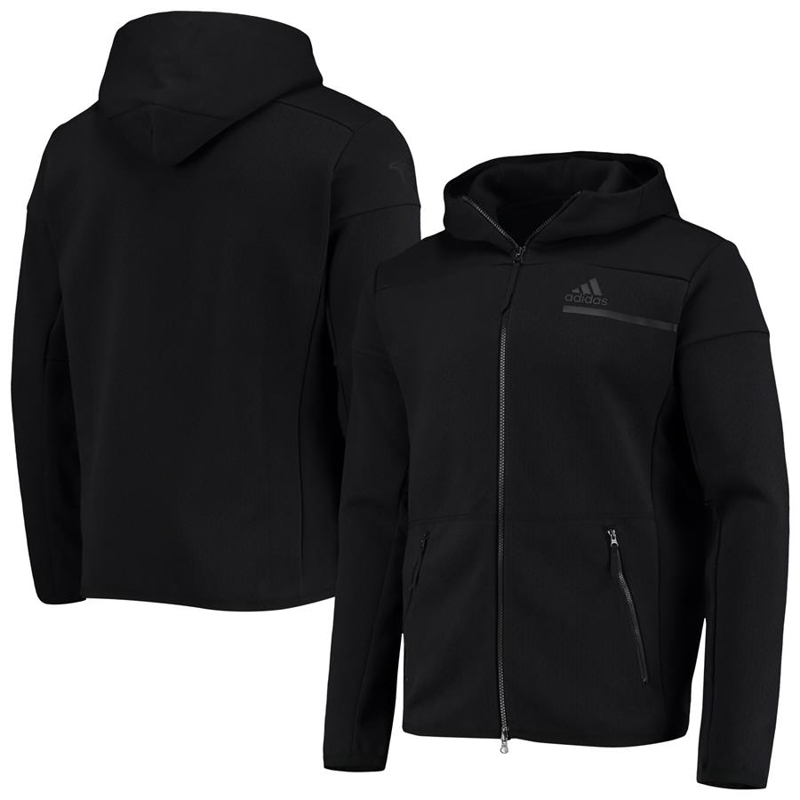 Nashville Predators adidas Color Block Full-Zip Jacket - Black