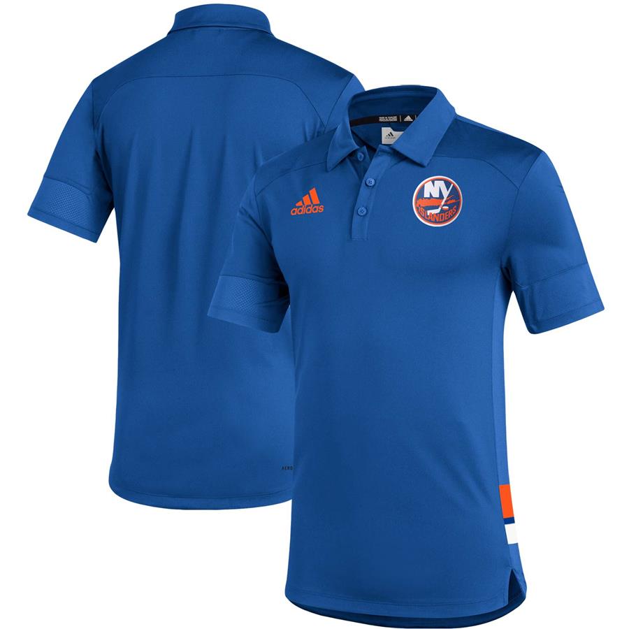New York Islanders adidas Under the Lights AEROREADY Coaches Polo - Royal