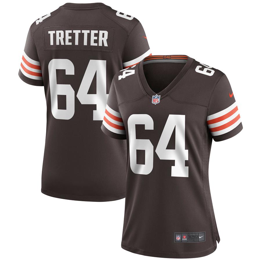 J.C. Tretter Cleveland Browns Nike Women's Game Jersey - Brown