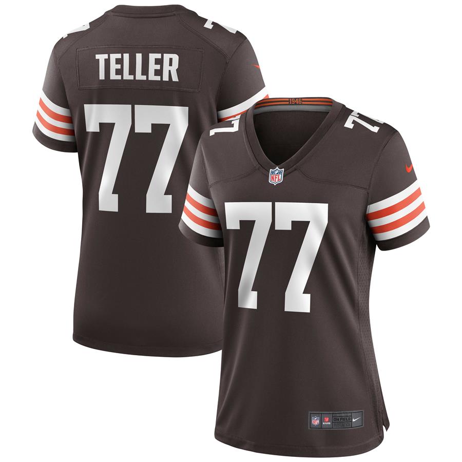 Wyatt Teller Cleveland Browns Nike Women's Game Jersey - Brown
