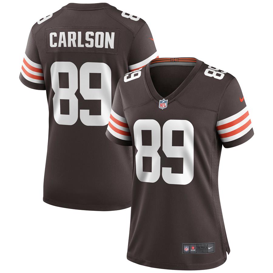 Stephen Carlson Cleveland Browns Nike Women's Game Jersey - Brown