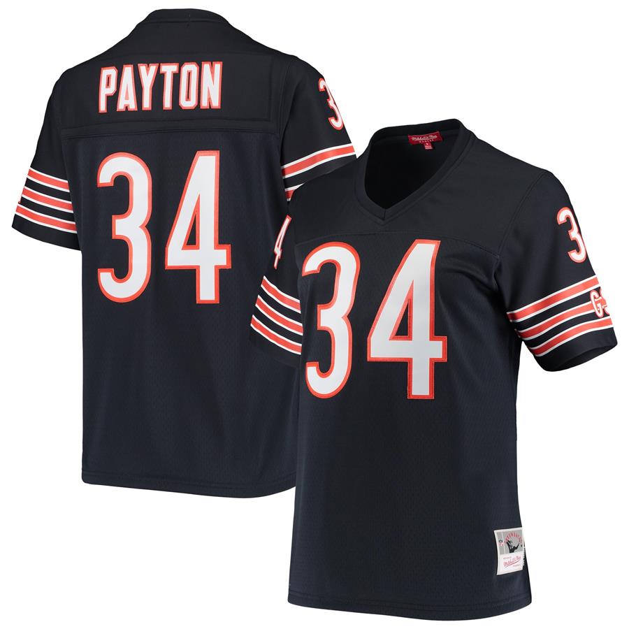 Walter Payton Chicago Bears Mitchell & Ness Women's 1985 Legacy Replica Jersey - Navy