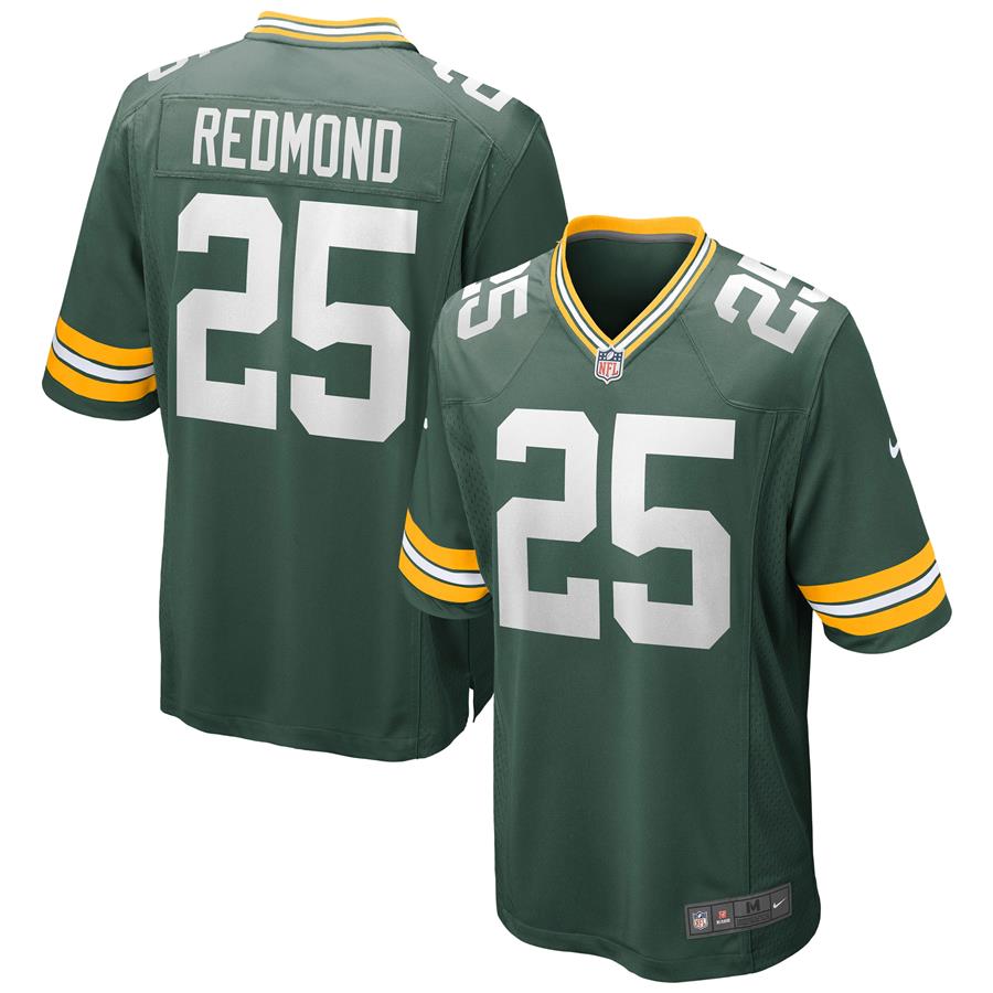 Will Redmond Green Bay Packers Nike Game Jersey - Green