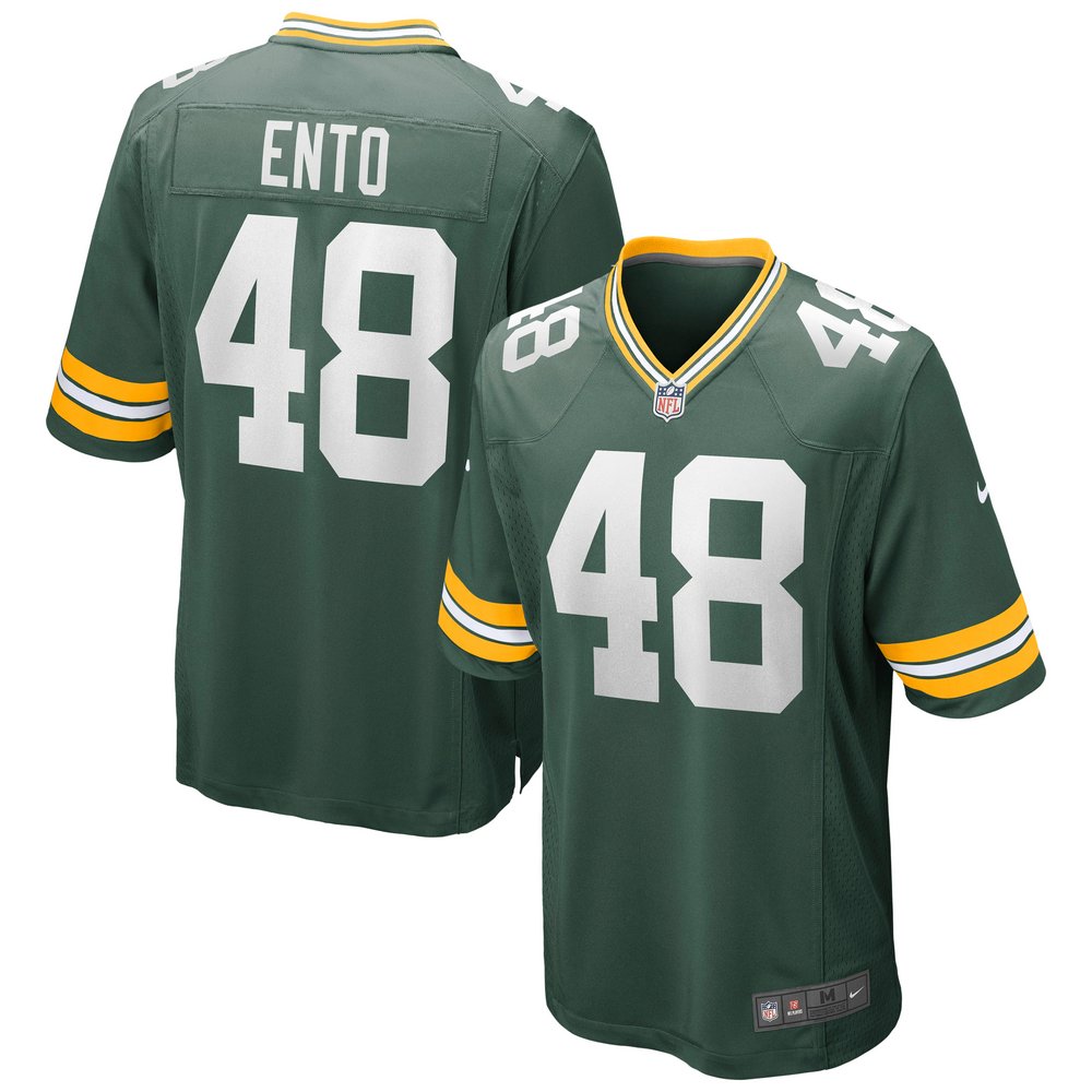 Kabion Ento Green Bay Packers Nike Game Jersey - Green