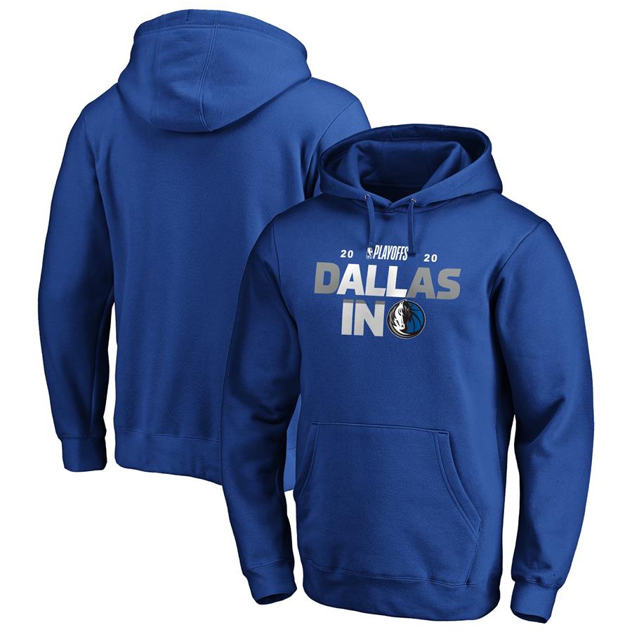 Dallas Mavericks Fanatics Branded 2020 NBA Playoffs Bound Tip Off Pullover Hoodie - Royal