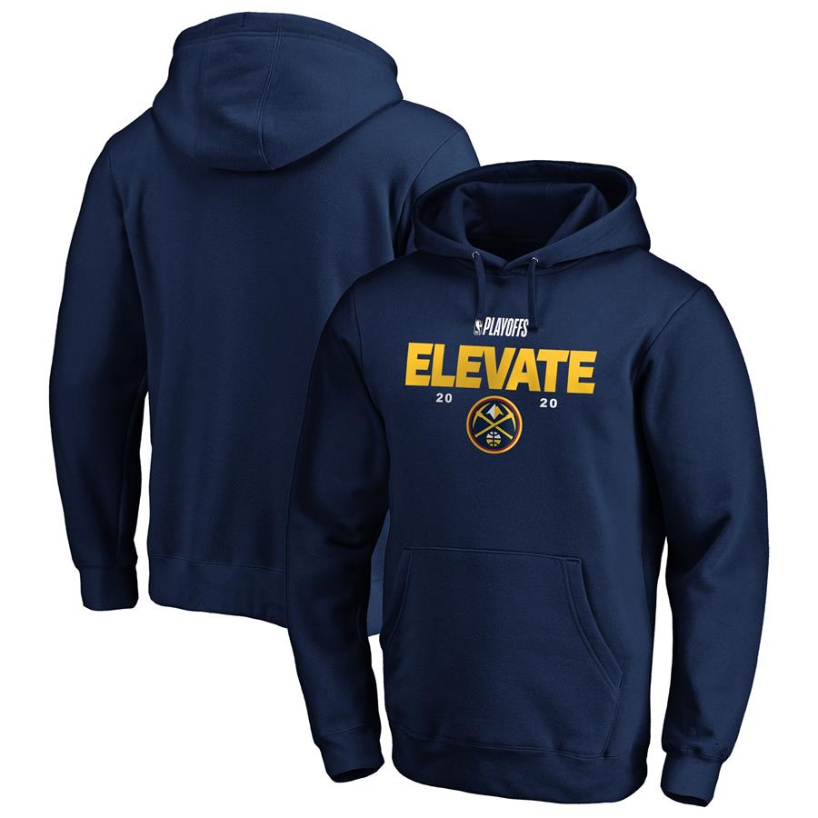 Denver Nuggets Fanatics Branded 2020 NBA Playoffs Bound Tip Off Pullover Hoodie - Navy