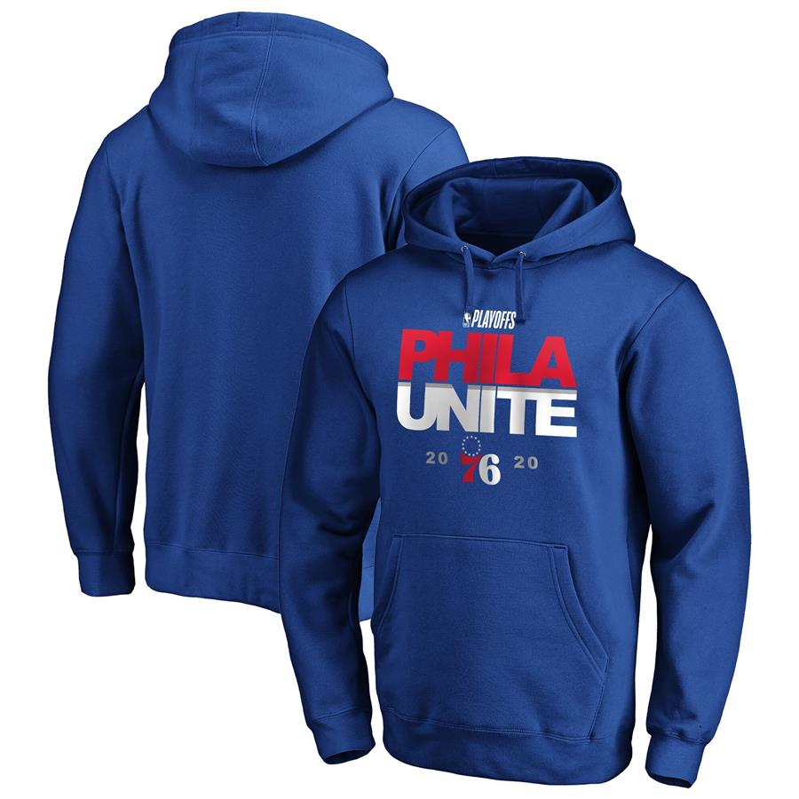 Philadelphia 76ers Fanatics Branded 2020 NBA Playoffs Bound Tip Off Pullover Hoodie - Royal