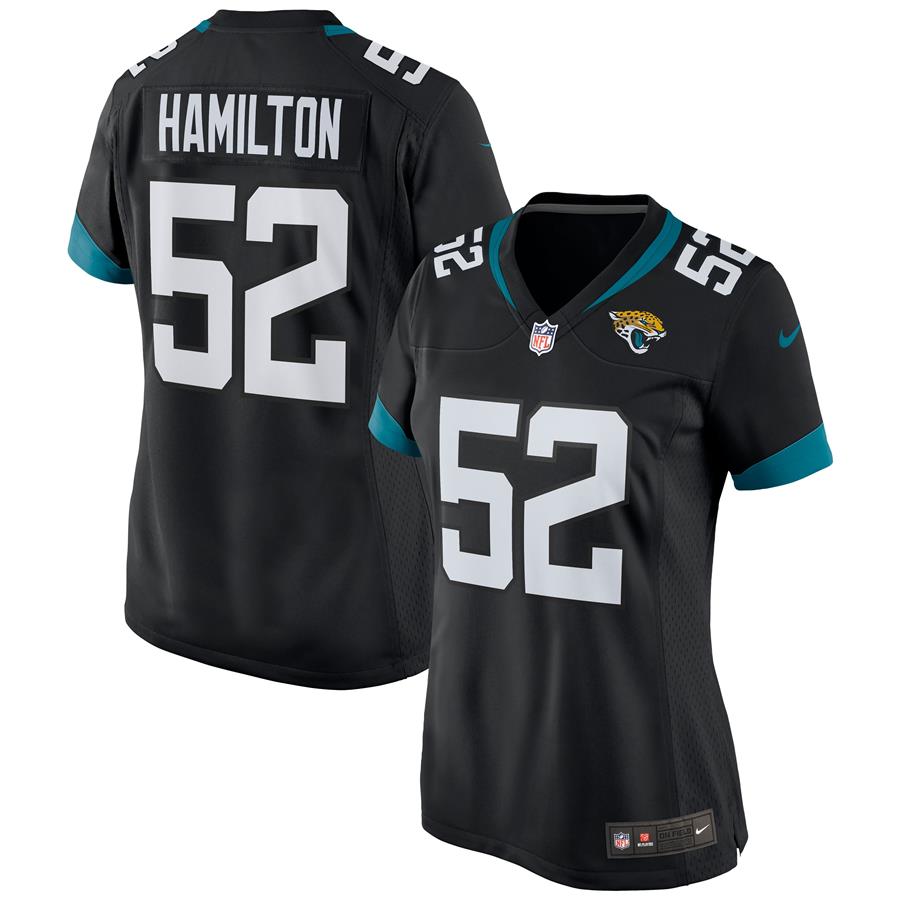 DaVon Hamilton Jacksonville Jaguars Nike Women's Game Jersey - Black