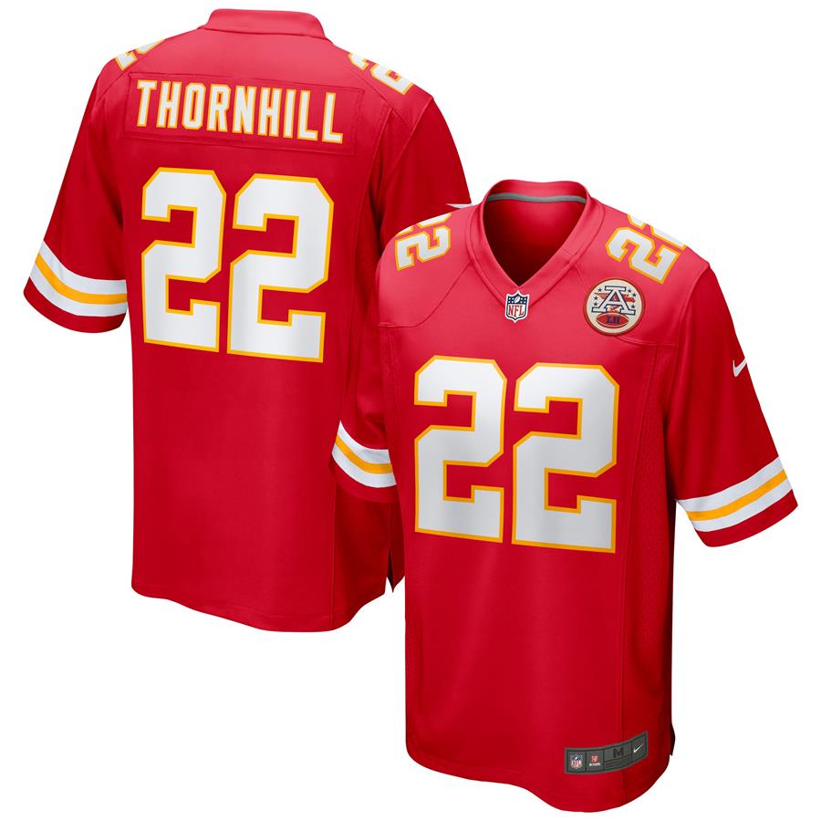 Juan Thornhill Kansas City Chiefs Nike Game Jersey - Red