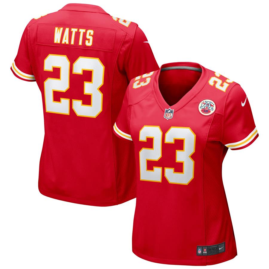 Armani Watts Kansas City Chiefs Nike Women's Game Jersey - Red